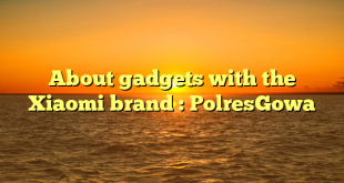 About gadgets with the Xiaomi brand : PolresGowa