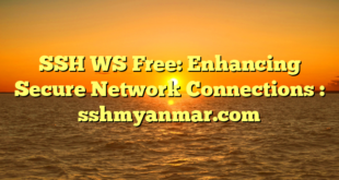 SSH WS Free: Enhancing Secure Network Connections : sshmyanmar.com